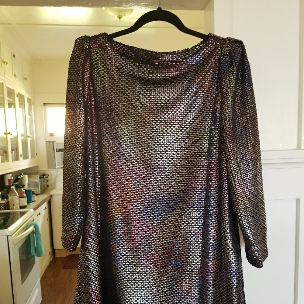 Free People Diamonds Are Forever Dress in Silver